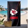 Kansas City Chiefs Print Beach Towel Soft Portable Quick?dry Towel For Pool Summer Vacation Outdoor Sport