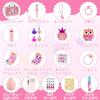 VCYCTO Makeup Set for Toy Kids Cosmetics Cosmetic Kids Makeup Makeup Elementary School Princess Makeup Ages and Present for New School Entrance