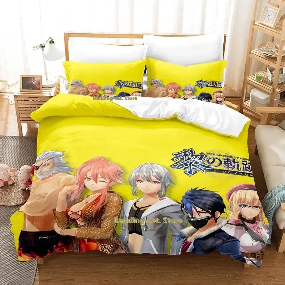 2023 The Legend Of Heroes Kuro No Kiseki 2 Bedding Set Single Twin Full Queen King Size Bed Set Teenager Bedroom Duvetcover Sets