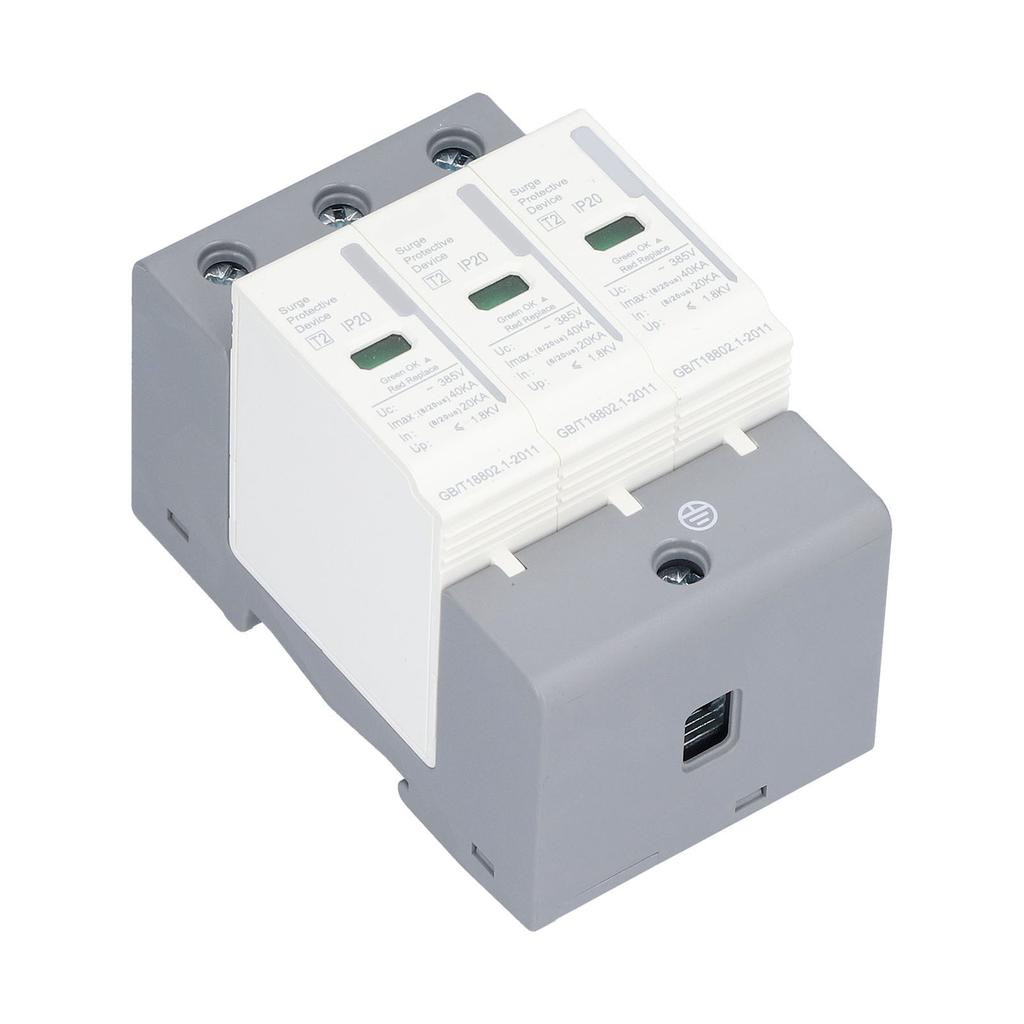 BERM Surge Protective Device Arrester SPD Electric Circuit Protector 220V 380V 3P40KA