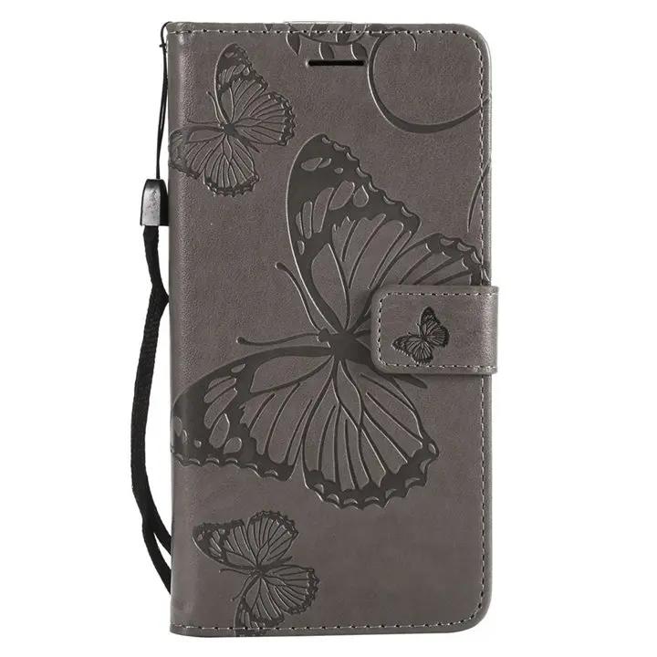 

Wallet Flip Case for Motorola Moto G13 G14 G23 G31 G32 G51 G52 G53 G54 G62 G71 G73 G84 5G Card Slots Leather Capa Cover bag P06F For Moto G84 сірий