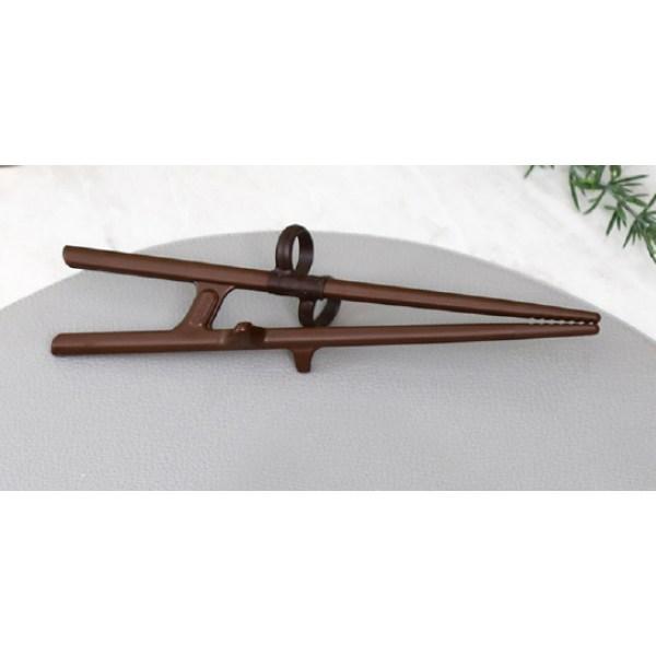 Edison Adult Chopsticks Left Hand, Brown, 2 Pieces, Korean Popular Tableware