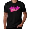 Thailand Design With Palm Trees And Sun For All Tourists And Travelers Tshirt Sports Casual Short Sleeve Cotton Tee Tshirt