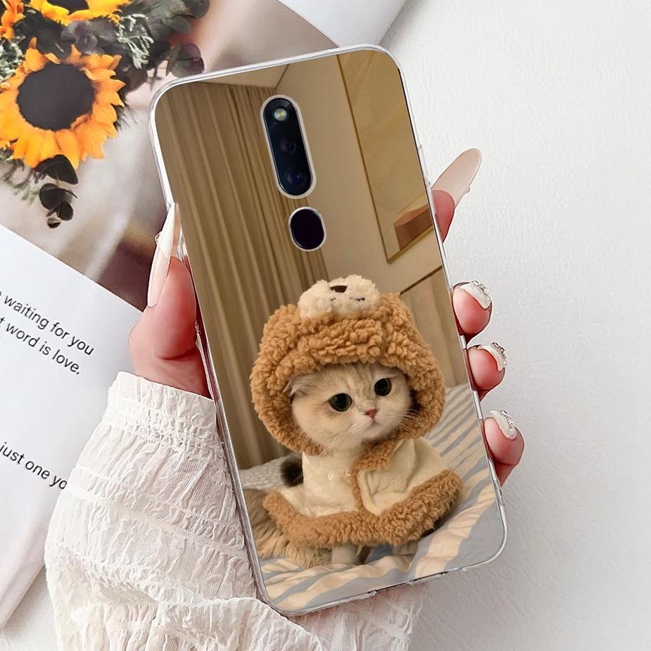 For Oppo F11 Case CPH1913 CPH1911 Colorful Flowers Painted Cover Soft Silicone Phone Case For Oppo F11 Pro F 11 OppoF11 Pro Bags