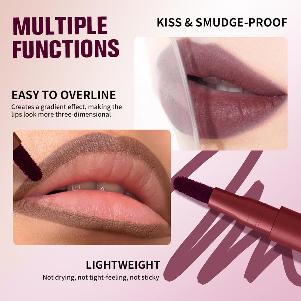 1Pc Smudge-proof Lip Liner, Water-resistant Long-lasting Lip Stain for All-day Wear