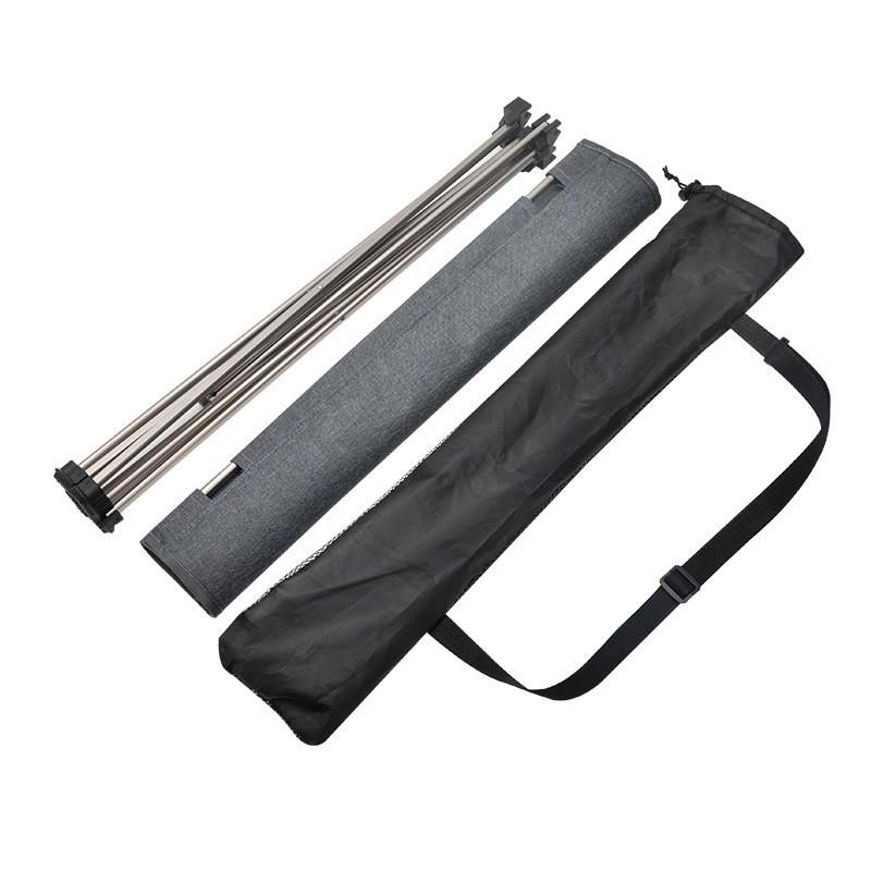 Compact Ultra-light Aluminum Folding Picnic Table for Outdoor Camping and Barbecue