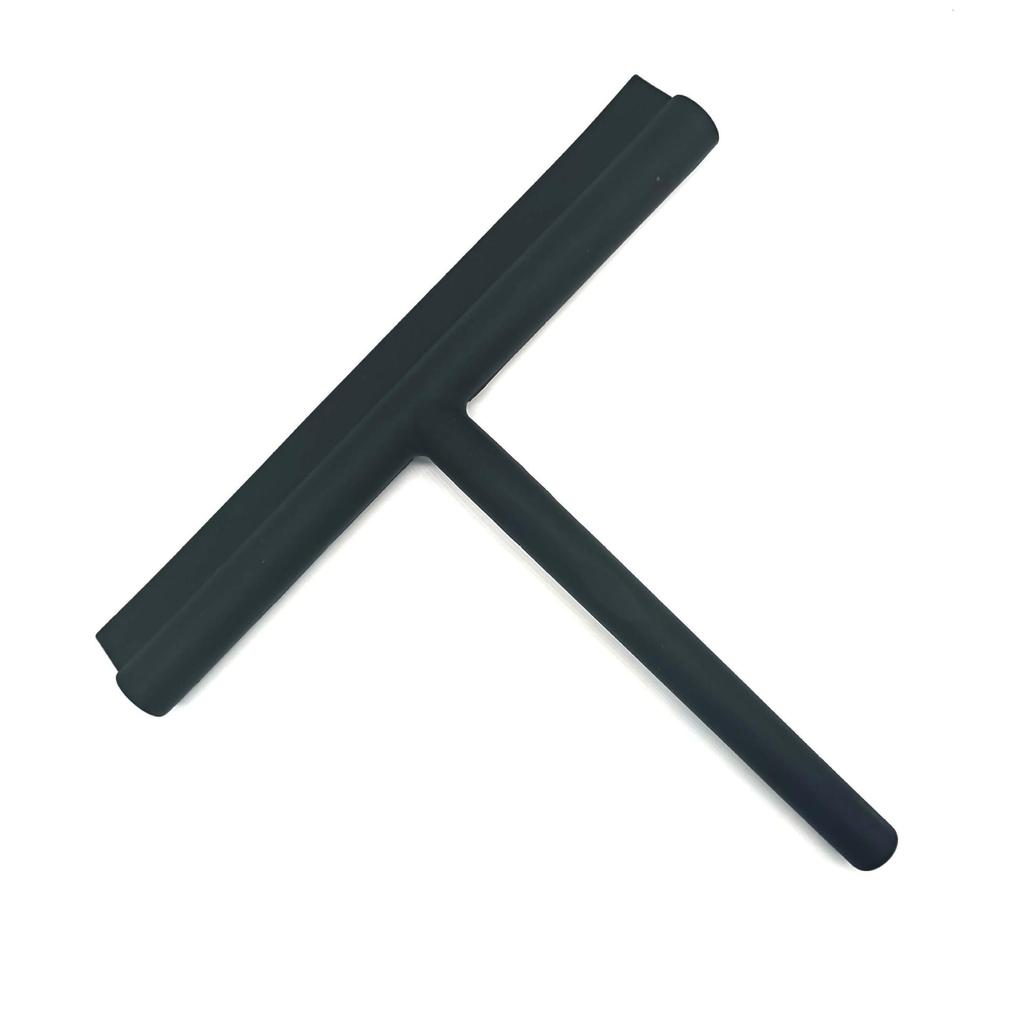 Silicone Glass Squeegee with Hook for Mirrors and Windows