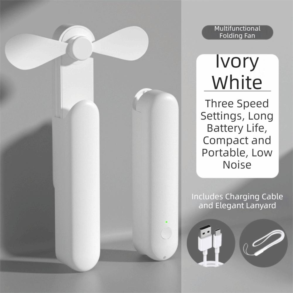 Compact Body Retractable Handheld Fan USB Charging Flexible Design Mini Handheld Fan Lightweight Quiet Operation Quiet Fan