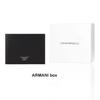 Emporio Armani Classic Short Eagle Logo Three-In-One Foldable Polyester Wallet Men wallet Black Y4R165-Y138E-81072