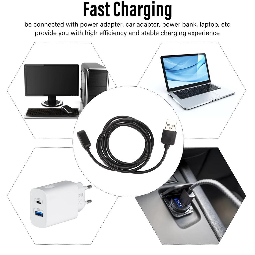 Smartwatch   Portable USB Watch Charging Cable Cord for   6 7 Band 6 7 for   6 ES Watch