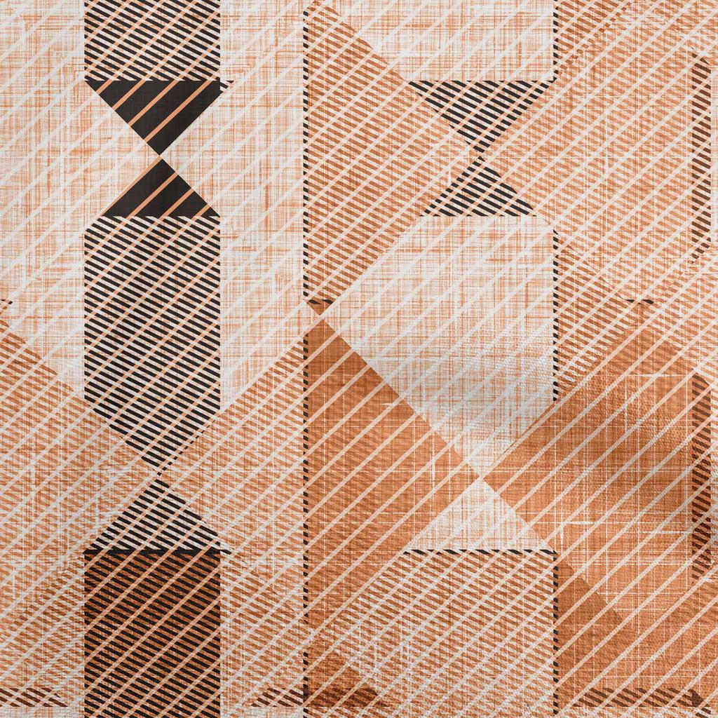 oneOone Baumwoll-Flex-Stoff in Grün, kariert, Nähmaterial, bedruckter Stoff, Meterware, 40 Zoll