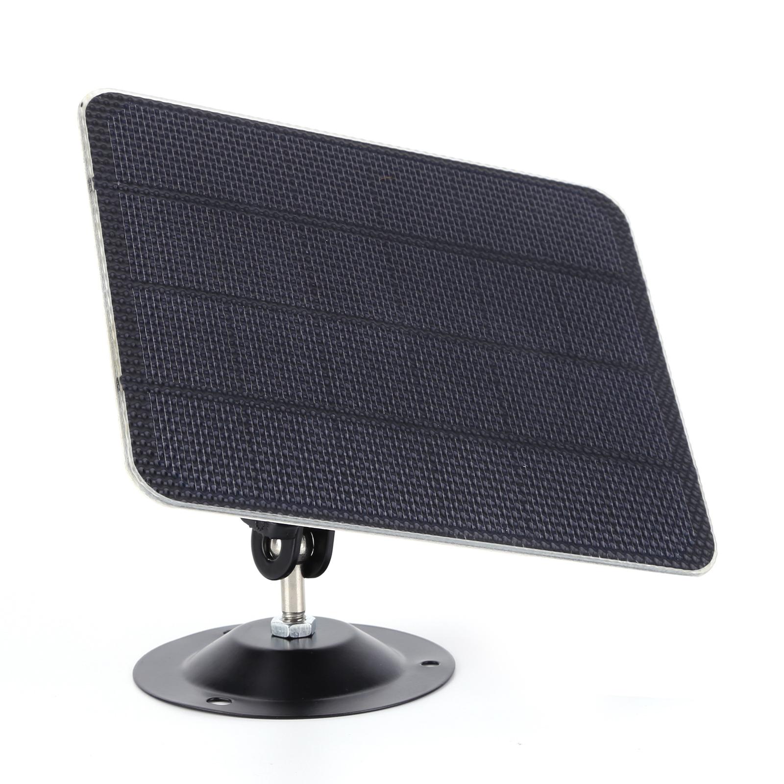 

3W 5V Solar Panel Power Supply Monocrystalline Solar Panel Charger 360 Adjustable Bracket USB IPX6 for Doorbell Courtyard Lights China Mainland