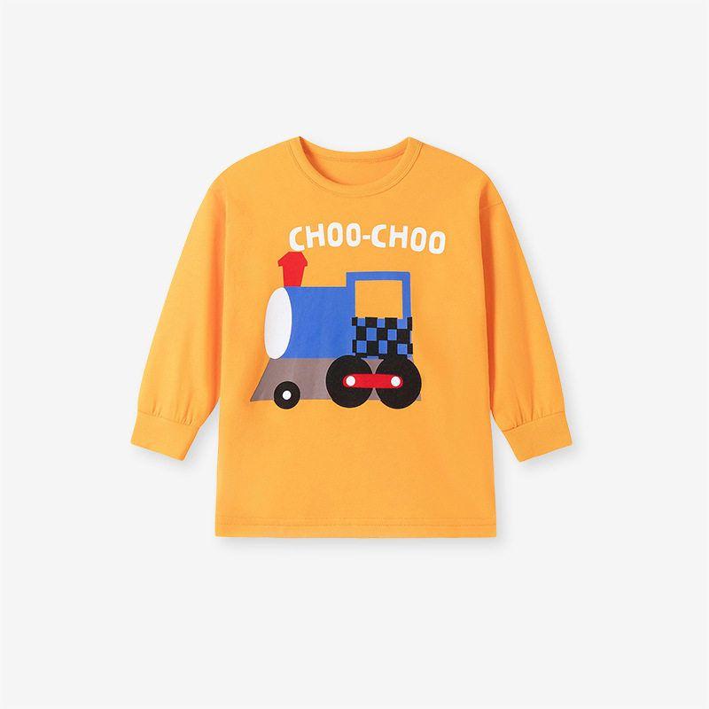 Little Maven Source Factory Children s Clothing European and American Style Boys T-Shirt Autumn Cotton Long-Sleeved Top 5134 4Y (110cm)