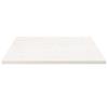 Vidaxl Blat Stołu, Biały, 90X90X2,5Cm, Lite Drewno Sosnowe, Kwadratowy