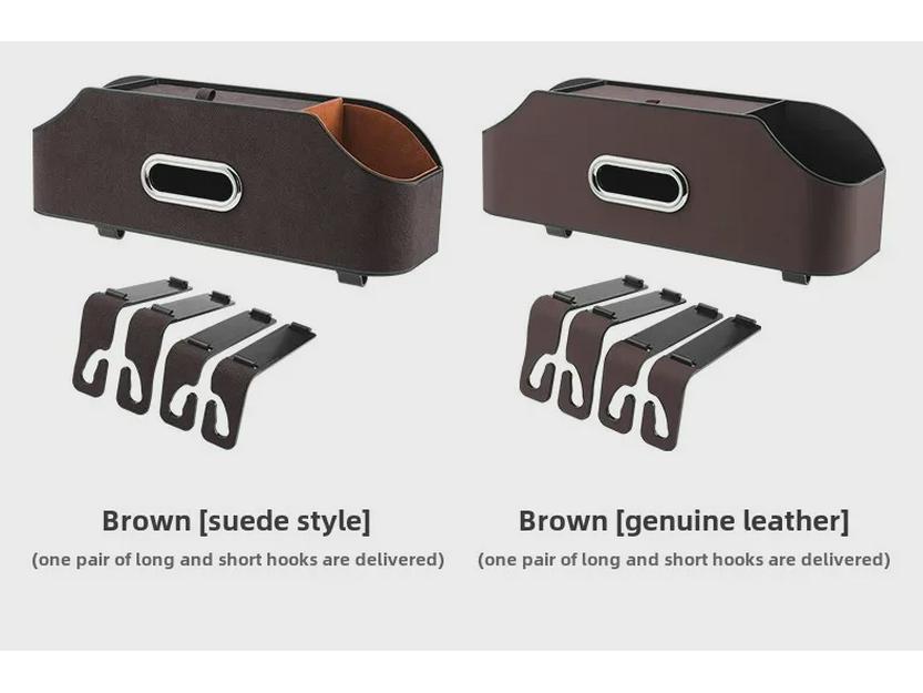 Universal Car Seat Back Multi-Function Storage & Tissue Hanging Bag