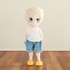 1 Pair Round Toe Ob11 Doll Slippers Simulation Silicone puppy slippers  Kids Gift