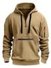Wasserdichter Herren-Hoodie mit mehreren Taschen für Herbst/Winter