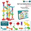 Interchangeable Marble Run Maze Building Set: Cross-Border Catapult Adventure