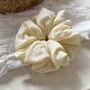 1/5pcs Pastel Fluffy Scrunchie Soft Ruffled Design Perfect Daily Casual Hairstyling Hair Accessory Casual Styling Comfortable
