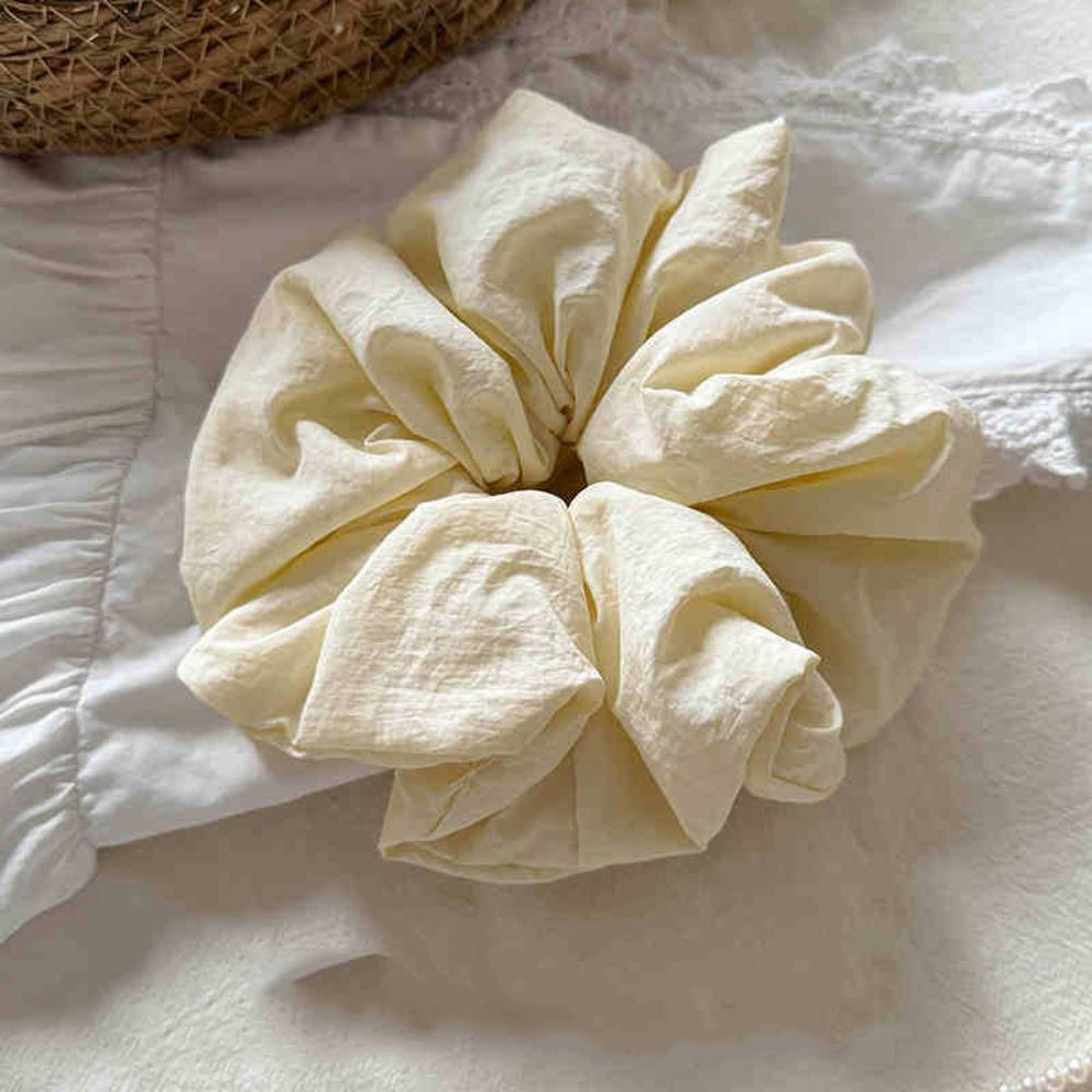 1/5pcs Pastel Fluffy Scrunchie Soft Ruffled Design Perfect Daily Casual Hairstyling Hair Accessory Casual Styling Comfortable