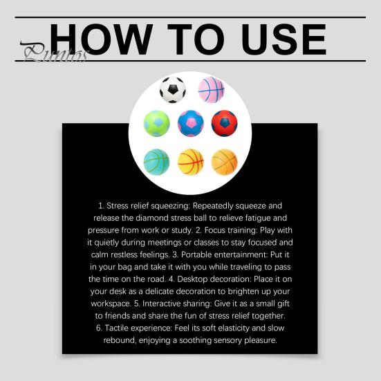 Soft Sensory Toy Soccer Basketball Stress Ball, TPR Fidget Squeeze for Adults Relief Kids, Decompression Anxiety Relief, Party Birthday Gift