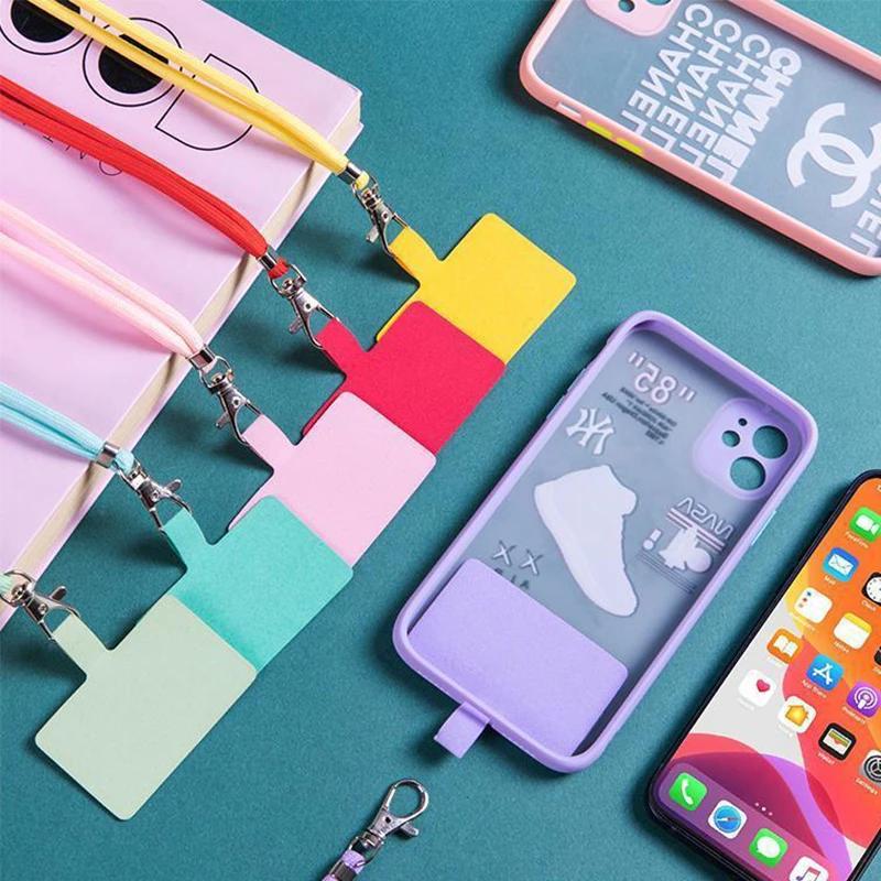 Adjustable Phone Lanyard Detachable Neck Cord For Mobile Key Lanyard Colorful Neck Strap Universal Pendant With Card Accessories