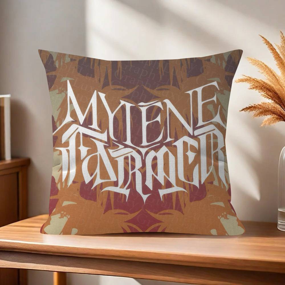 

Singer MMylene Farmer 4545cm Cushion Cover Pillow Cover Decor Pillowcase Home Pillowcase for Couch Pillow 30x30cm