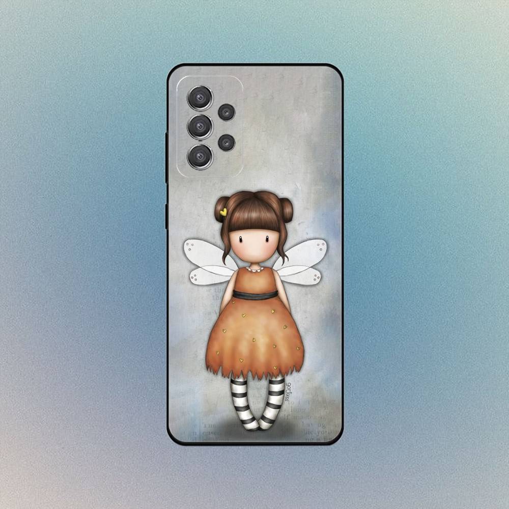 

Cute S-Santoro G-Gorjuss Phone Case For Samsung Galaxy S25,S24,S21,S22,S23,S30,With Bracket Cover Samsung S235G