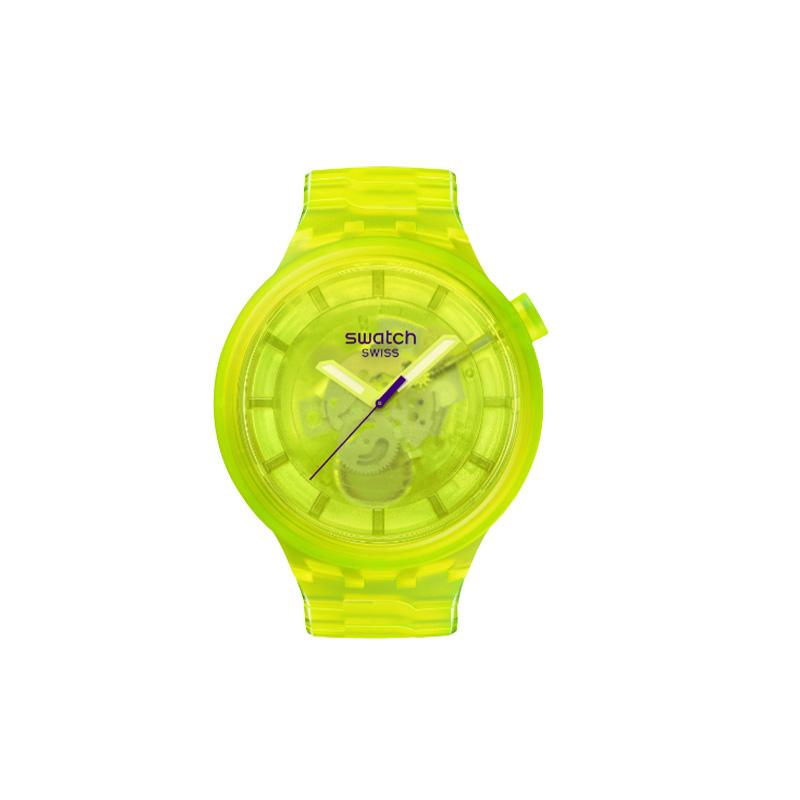 SWATCH Men 47mm Yellow Watch SB05J103 SB05J103 Yellow
