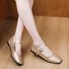 Fashion 2024 Hot Sale Women's Shoes Mary Janes Women's Flats Shallow Daily Flats Women Square Toe Buckle Strap Soft Bottom Shoes Female