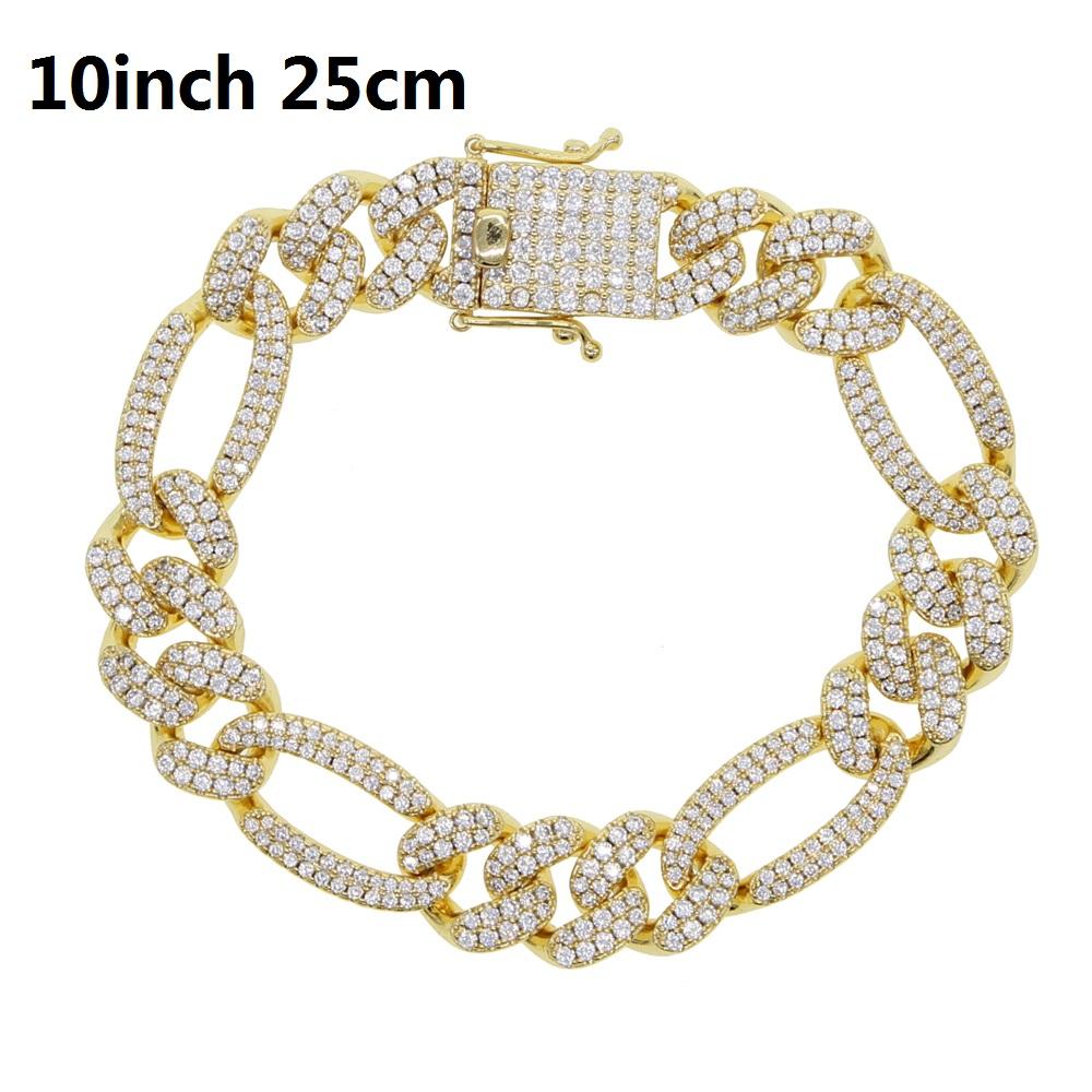 2023 Hip Hop Cuban Chain CZ Ice Out Bling Charm Anklet for Women Jewelry