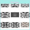 Bandeira de Luto da Rainha Elizabeth II Tecido de Poliéster Para Exibição de Homenagem e Memorial