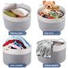 Cotton Rope Woven Basket - Foldable Wardrobe & Shelf Storage for Sundries