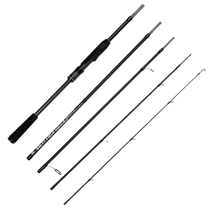 Abu Garcia SALTYFIELD SFS-865ML-MB Spinning Rod, Black