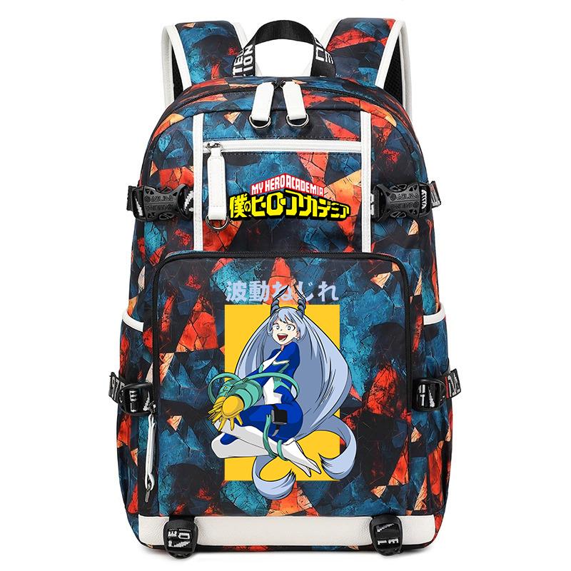 My Hero Academia Printed Rucksack Large Capacity School Bag Outdoor Book Backpack for Boys Girls Teens