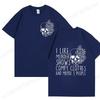 Summer Fashion Clothing I Like Murder Shows Comfy Clothes and Maybe 3 People Mom Gifts Fashion Unisex Tee Tshirts Graphic Shirts