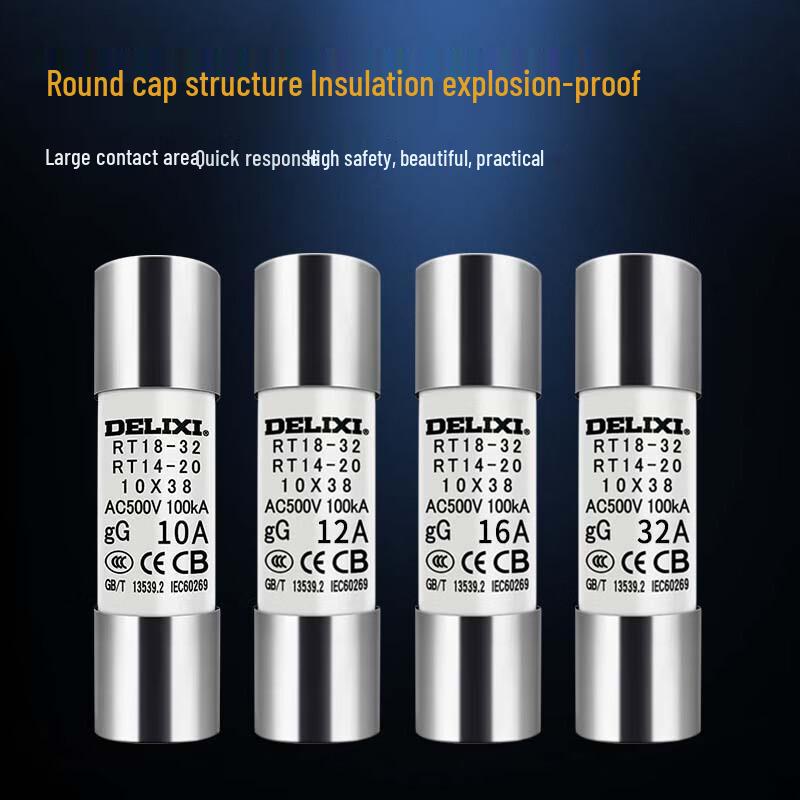 DELIXI RT18 Low-Voltage Ceramic Fuse Cartridge