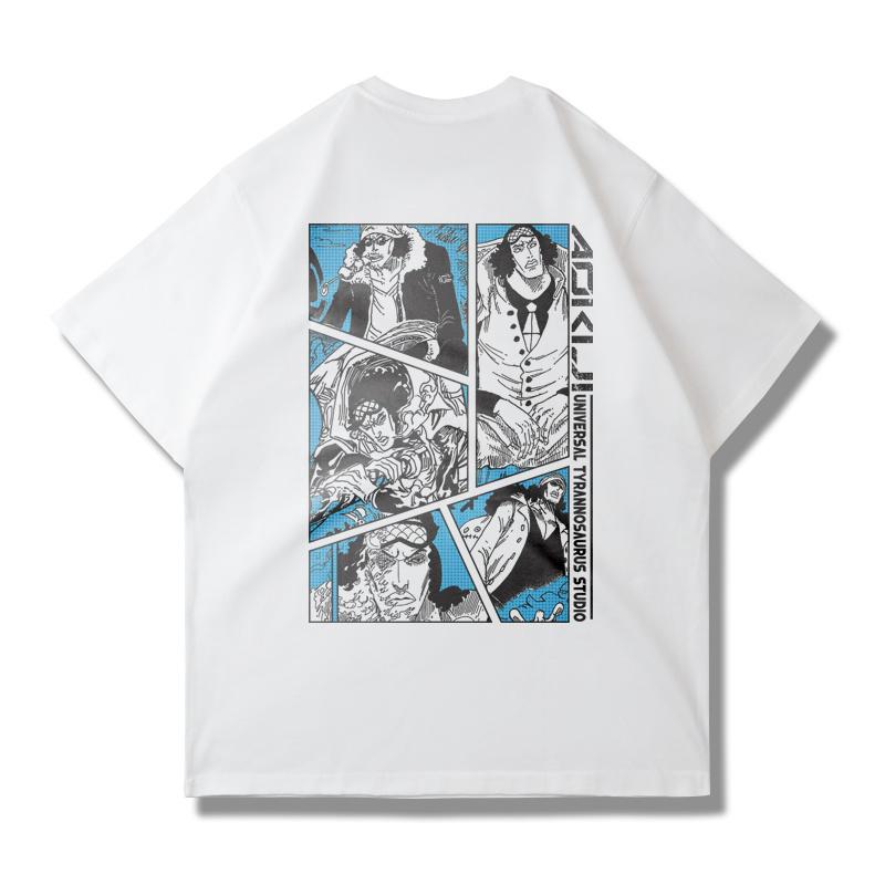 Japanese Anime ONE PIECE ONE PIECE Shortsleeved Tshirt Summer Loose Tide