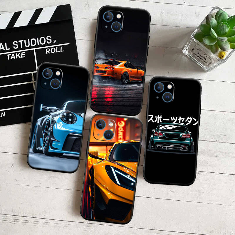 MH144 Supercar Wheel Car Phone Shell Case for Redmi Note 12 12S 12C 13 13C 13R 14 14S 14R 14C Pro Max Plus A3 A3X A4 A5 11A 13X