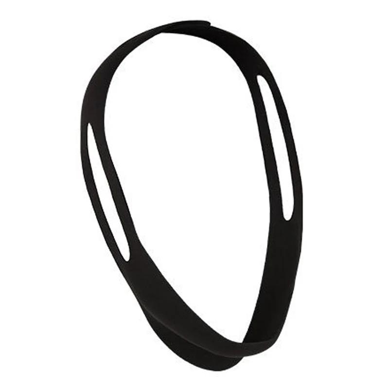 

1 шт. антихраповый ремень для подбородка, останавливающий храп, пояс для борьбы с апноэ, поддержка здоровья челюсти у женщин и мужчин, сон, личные медицинские инструменты чёрный