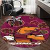 1pc Football Team (45) Design Printed Area Round Carpet for Bedroom Living Room Home Decor Rugs Mat Non Slip Mat Rug for Bedside