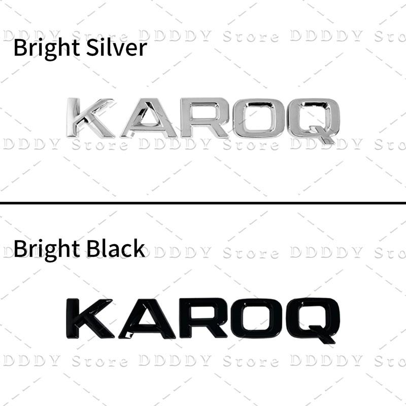 JBIW9 Car 3D Metal Decor Sticker For Skoda Octavia Fabia Rapid 4x4 Kodiaq Superb Letter Logo Rear Trunk Fender Accessories