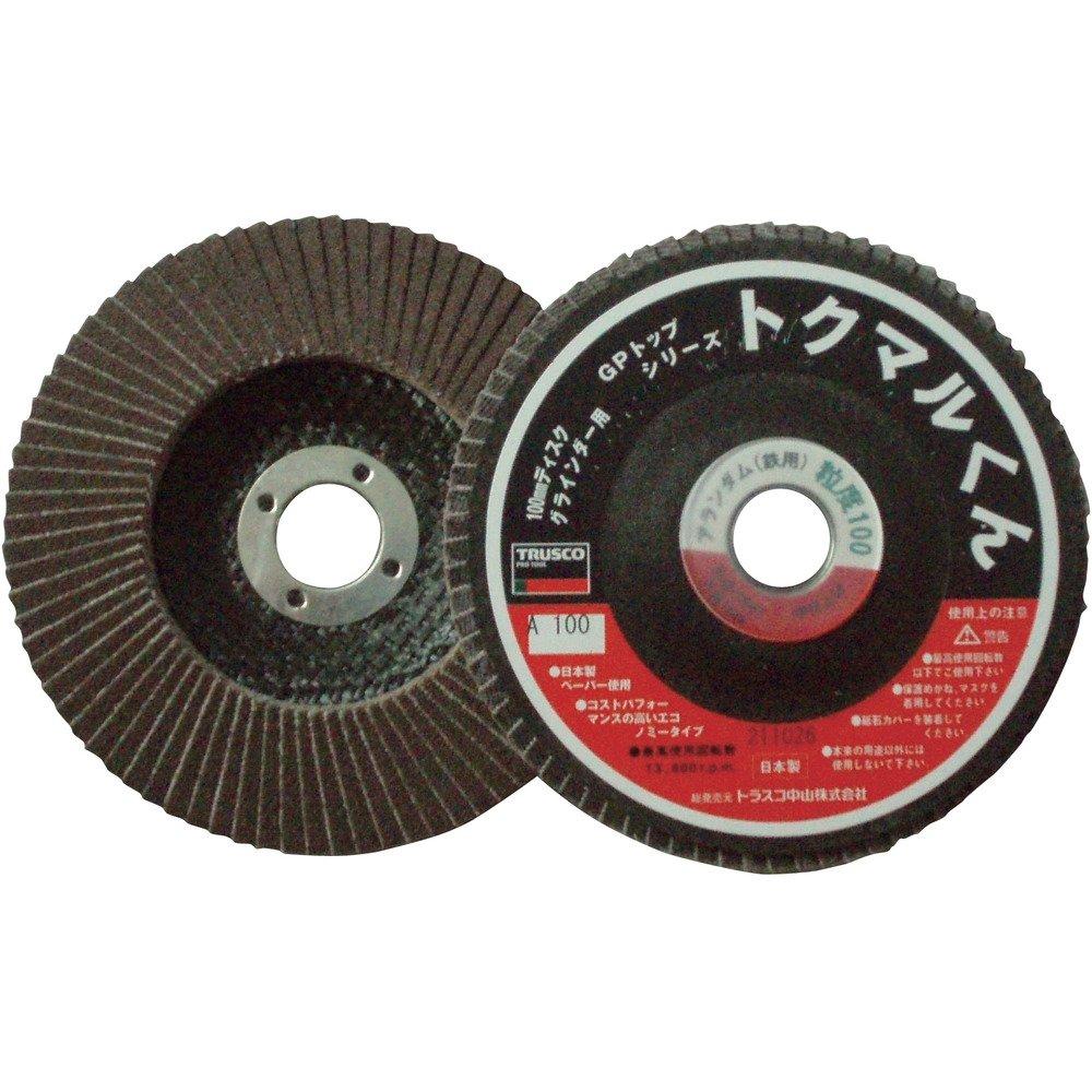 

TRUSCO GP Top Alundum 10 pieces Tokumaru-kun 100 120# GP100TM-120