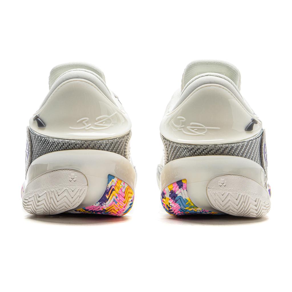 Li Ning Wade 808 5 ULTRA Basketball Shoes Men's Low Top Champagne White ABAV015-8