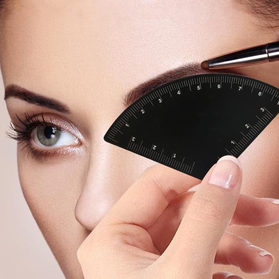 1/3Pcs Fast Drawing Eyebrow Design Ruler Microblading Mapping Shaping Template Tool Permanent Eyebrow Makeup