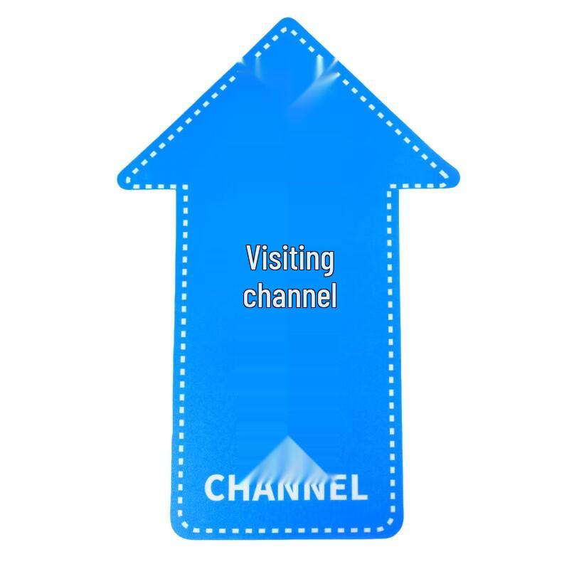 Yuwan Frosted Anti-Slip Direction Arrow Floor Sticker
