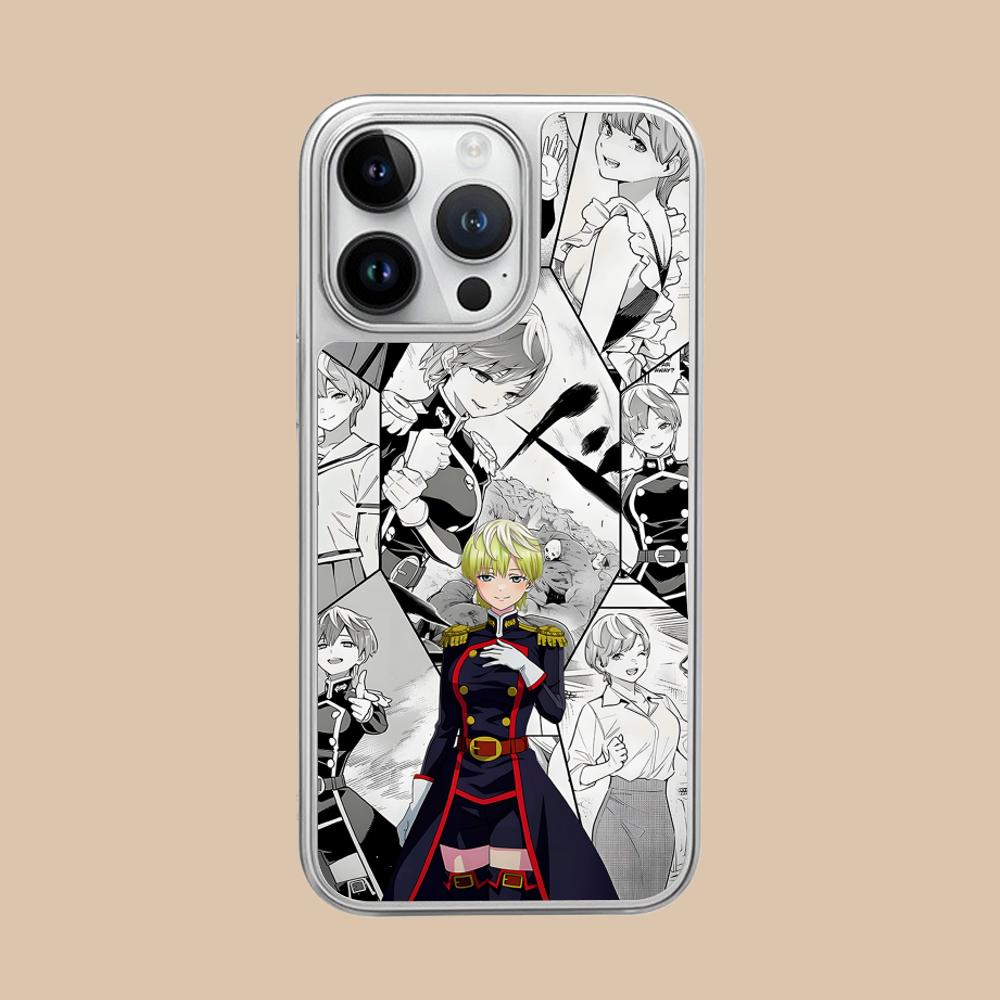 

Mato seihei no slave Tenka Izumo Посеребренный Чехол для Мобильного Телефона для iPhone 17 16 15 14 13 12 11 Air Pro Max Plus Цветной iPhone 11