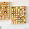Acrylic 8 Layers Display Cabinet Wall Mounted Figures Storage Cabinet Dolls Showing Box  for Home