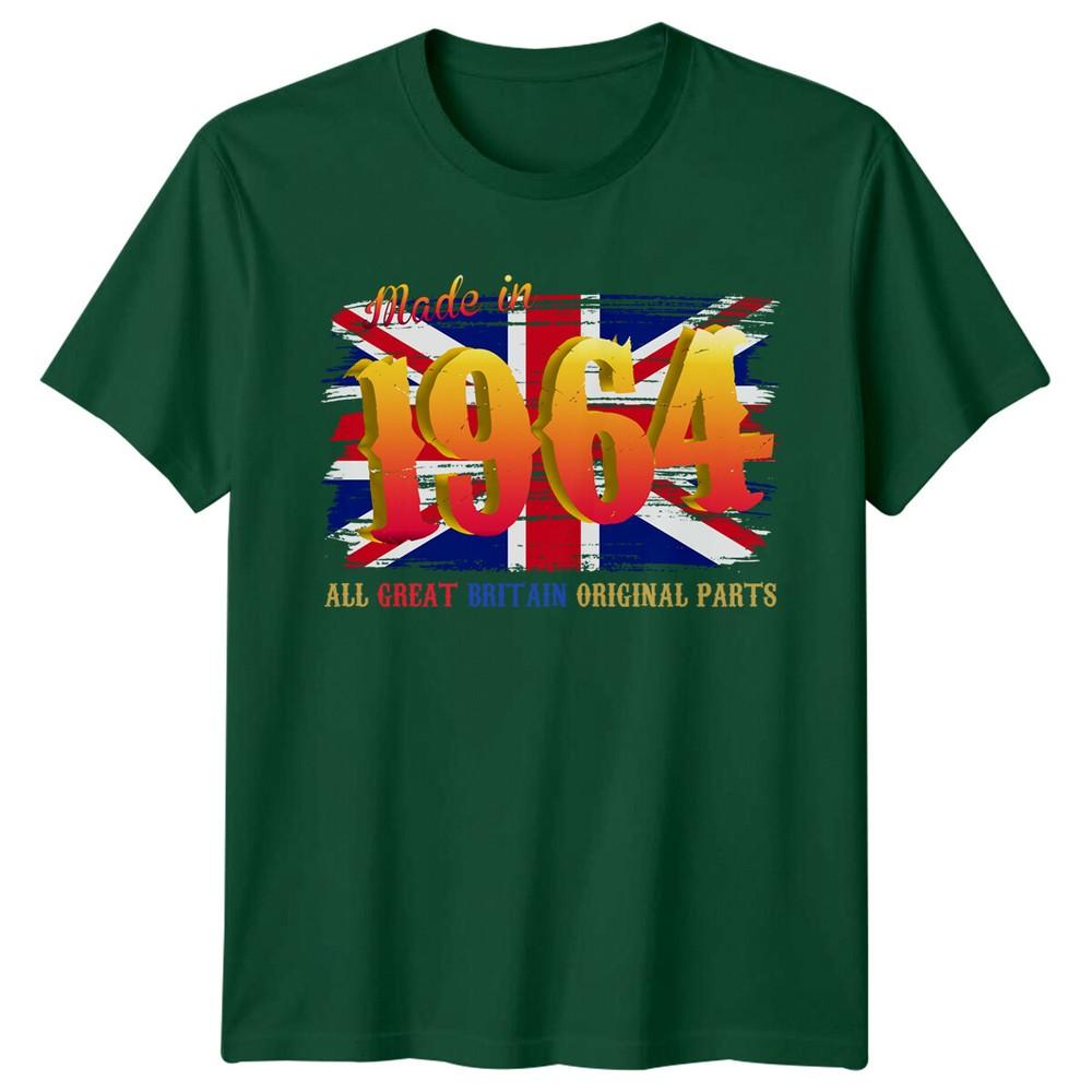 Made In 1964 Great Britain Original Parts Unisexs TShirt Unisexs Tee Graphic S