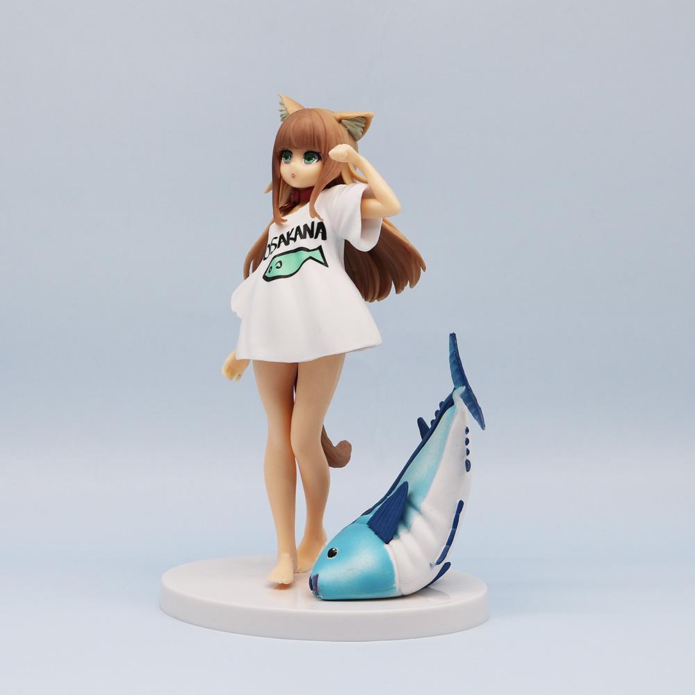 Neko Ga Onnanoko Kinako Anime Beauty Girl Pvc Model Action Collection Figure